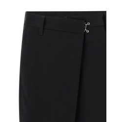 Wrap-up bermuda shorts