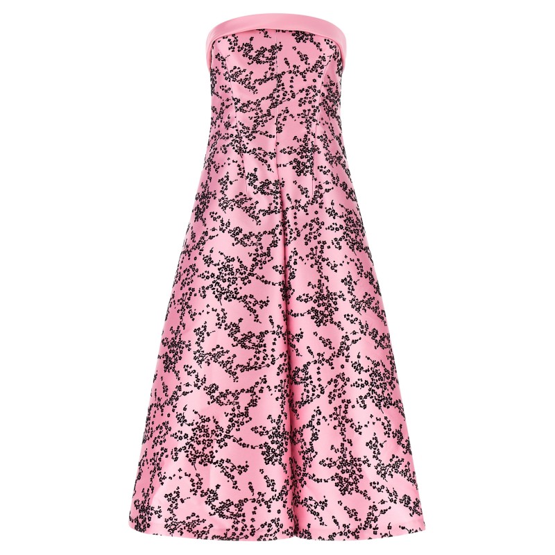 'Mikado floreale' dress