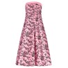 'Mikado floreale' dress