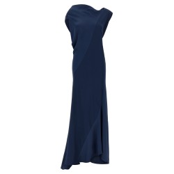 Draped asymmetrical dress