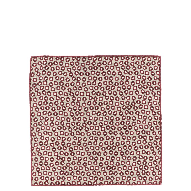 Polka dot pocket clutch bag