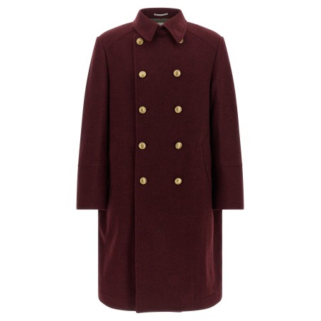 Cashmere double-breasted coat