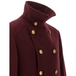 Cashmere double-breasted coat