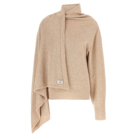 Sweater with scarf