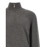 Half-zip cashmere sweater