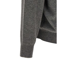 Half-zip cashmere sweater