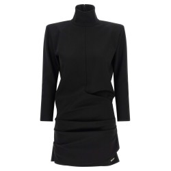 Structured shoulder dress