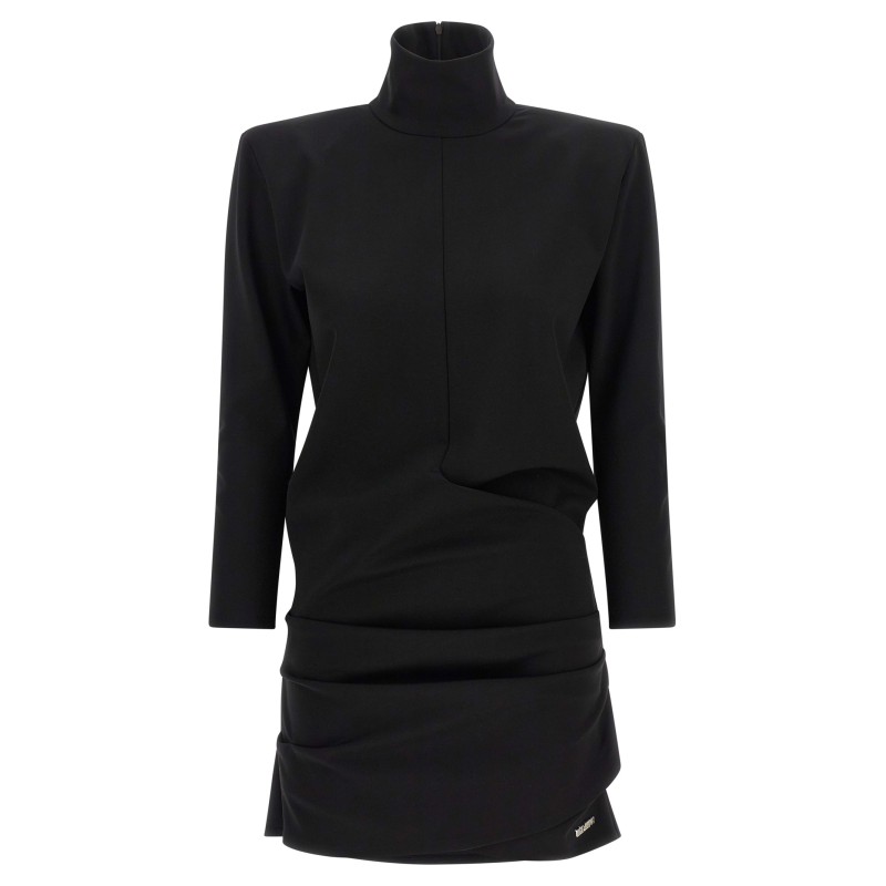 Structured shoulder dress