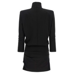 Structured shoulder dress