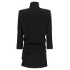 Structured shoulder dress