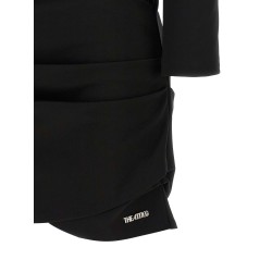 Structured shoulder dress