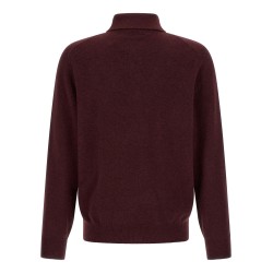 Cashmere knit polo shirt
