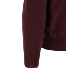 Cashmere knit polo shirt