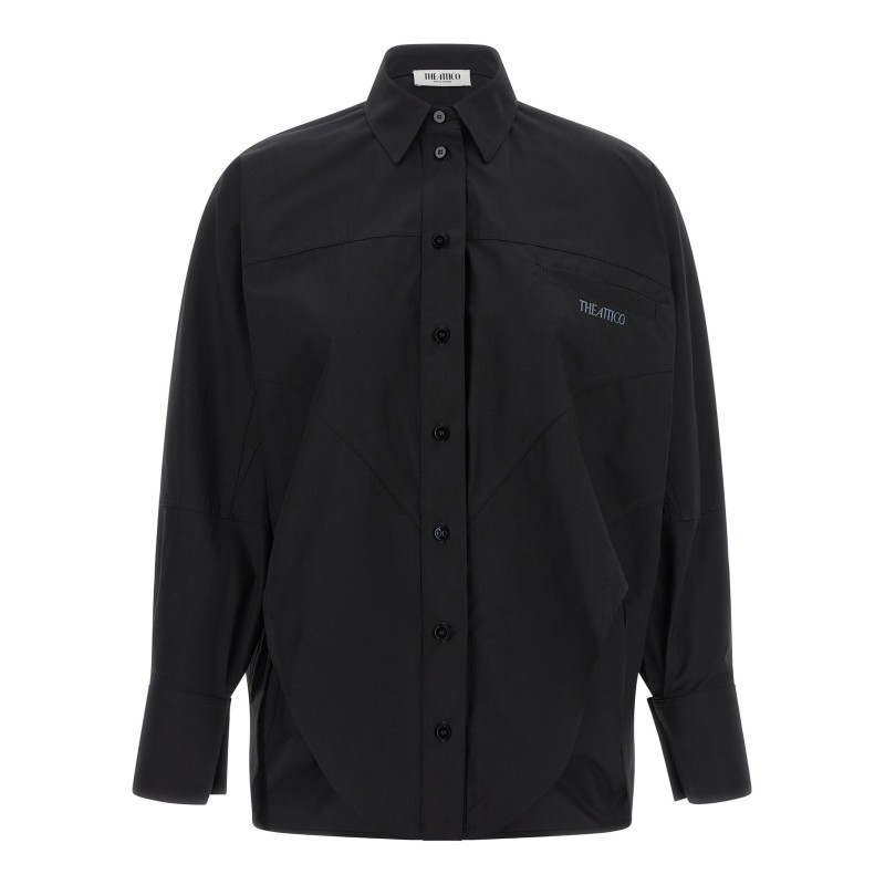 Shaped hem shirt