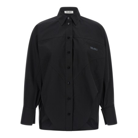 Shaped hem shirt