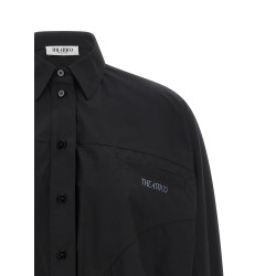 Shaped hem shirt