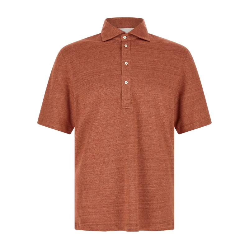 Polo jersey mélange