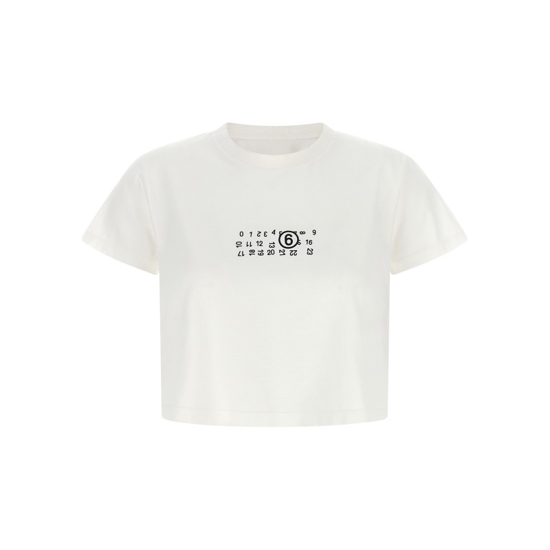'Numeric Signature MM6' upside down T-shirt