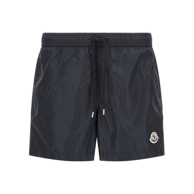 Logo patch swim shorts