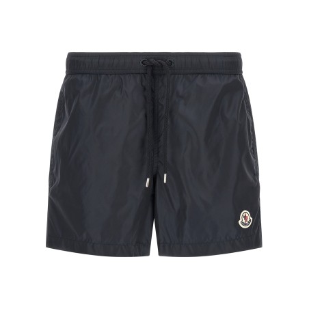 Logo patch swim shorts
