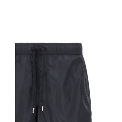 Logo patch swim shorts