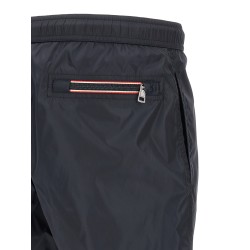 Logo patch swim shorts
