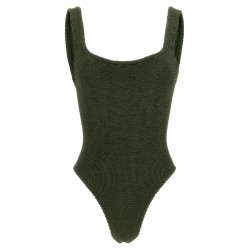 'Square Neck' one-piece swimsuit