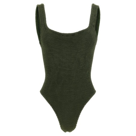 'Square Neck' one-piece swimsuit