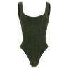 'Square Neck' one-piece swimsuit