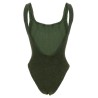 'Square Neck' one-piece swimsuit
