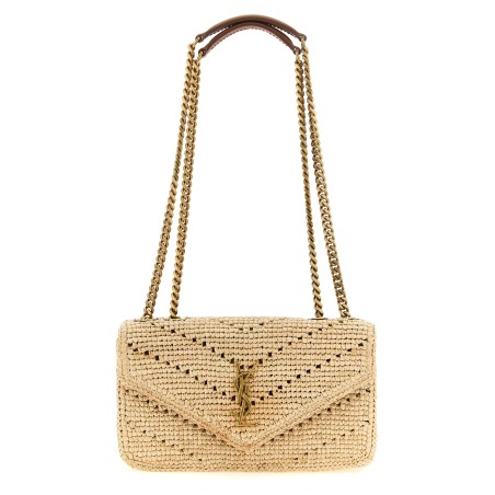 Small Loulou raffia bag