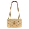 Small Loulou raffia bag
