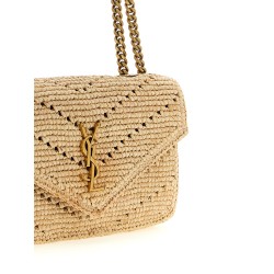 Small Loulou raffia bag