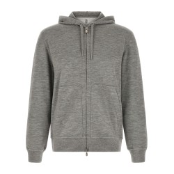 Cashmere and silk hoodie