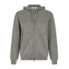 Cashmere and silk hoodie