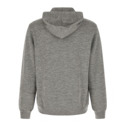 Cashmere and silk hoodie
