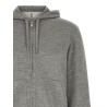 Cashmere and silk hoodie