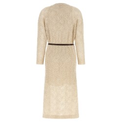 'Dazzling Abstact Leaf' dress