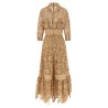 Floral macramé dress