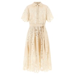 Carving embroidery dress