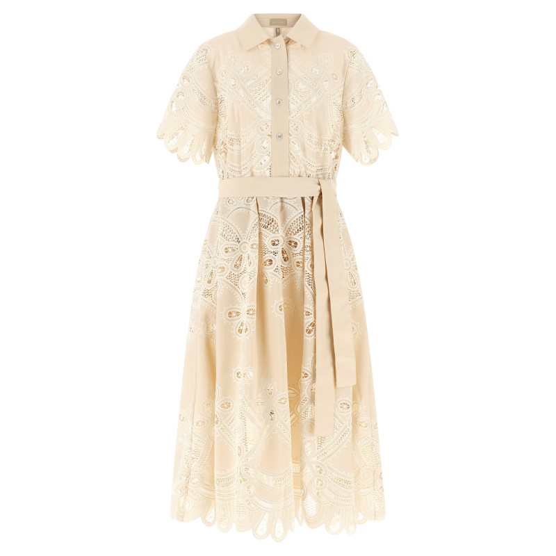 Carving embroidery dress