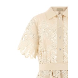 Carving embroidery dress