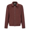 Virgin wool beaver bomber jacket