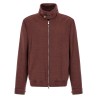 Virgin wool beaver bomber jacket