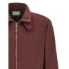 Virgin wool beaver bomber jacket