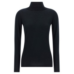 Cashmere and silk turtleneck sweater