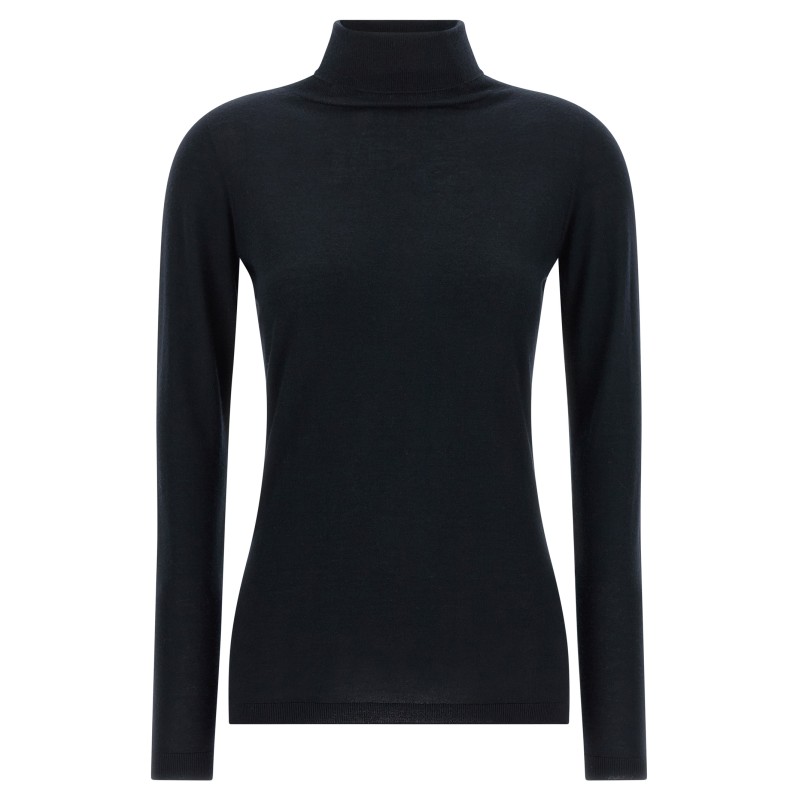 Cashmere and silk turtleneck sweater