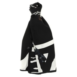 Zebra print scarf