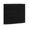 Satin tuxedo headband