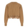 Cropped Lace Sweater